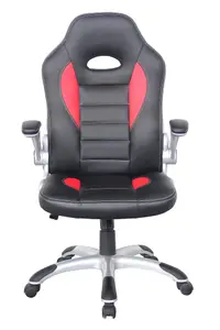 Talladega Office Chair in Black / Red