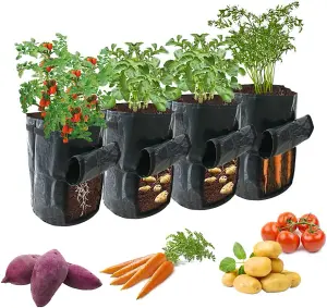 Ram 4 Pack 7 Gallon Potato Grow Bag set