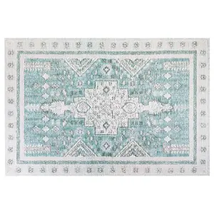 Cotton Area Rug 200 x 300 cm Mint Green FULLA