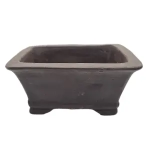 Unglazed Bonsai Pot - Rectangle - 16cm x 12cm x 5cm