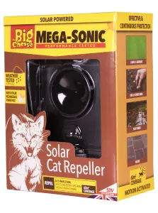 The Big Cheese Mega-Sonic Solar Cat Repeller