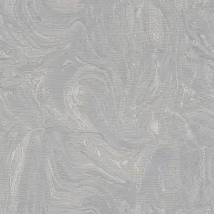 Paoletti Luxe Marble Grey Embossed Metallic Vinyl Wallpaper Sample