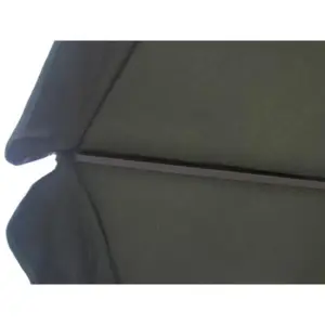 Aluminium Umbrella with Portable Base Green