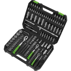 171-Piece Premium Socket and Ratchet Handle Set for Professionals