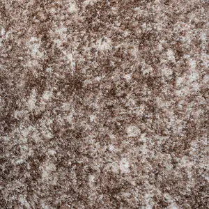 Super Soft Natural Beige Mottled Shaggy Runner Rug 60x240cm