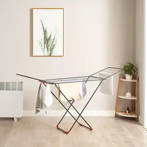 Clothes Airer Drying Rack Winged Drying 18M Length Drying Indoor Outdoor Laundry