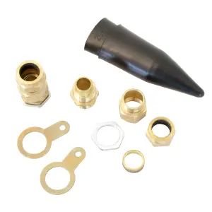 CORElectric Brass Indoor Cable gland