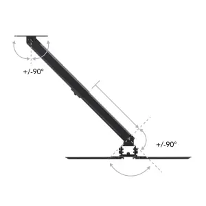 AVF Universal Extendable Tilt and Turn Projector Mount