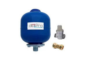 Depro Expansion Vessel 2L, Check Valve & 3 Bar Pressure Reducing Valve