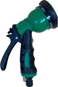 10 DIAL Multi Function Jet Spray Nozzle Garden Hose Gun (Hozelock Compatible)