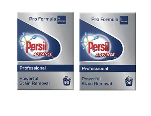 Persil Professional Detergent Biological Advance Washing Powder 90 Wash (Pack of 2)