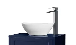 Keenware KBT-559 Belgravia Freestanding Tall Contemporary Basin Mixer Tap: Chrome