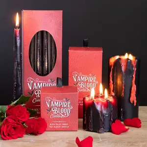 Small Vampire Blood Pillar Candle