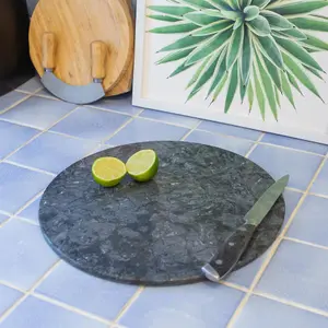 Argon Tableware Round Marble Chopping Board - 30cm