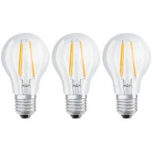 LED GLS 6.5W (60W) E27 2700K Clear Dimmable