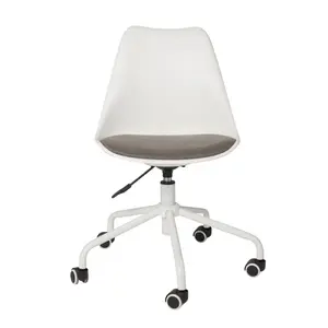 Tivissa White Office chair (H)820mm (W)480mm (D)560mm