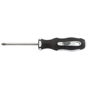 Draper Cross Slot Soft Grip Screwdriver, No.1 x 75mm 34990