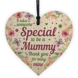 Red Ocean Mummy Birthday Gifts Mothers Day Gifts For Mum Wooden Heart Plaque Mum Gift From Daughter Son