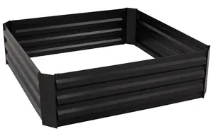 Woodside Tunstall Metal Flower Bed Planter