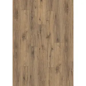 Empir 9760 Brooklyn Oak Brown 10mm Wood Effect Laminate Flooring, Perfect For Underfloor Heating 1.746 m²Per Pack