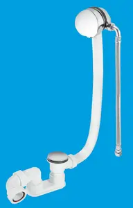 McAlpine HCN3365UK-1M Chrome Plated Brass Bath Filler and Overflow