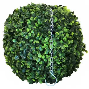 Oypla Artificial Hanging 28cm Topiary Tree Boxwood Buxus Ball