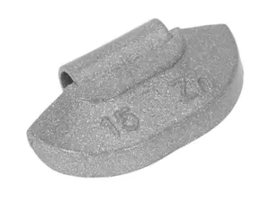 Sealey Wheel Weight 15g Hammer-On Zinc for Steel Wheels Pack of 100 WWSH15