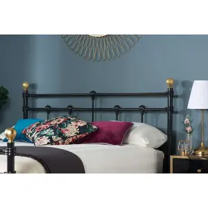 Birlea Atlas Double Bed Frame In Black