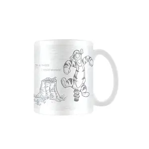 Winnie the Pooh Bounce Mug Black/White (One Size)