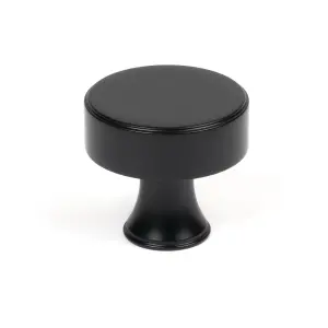 From The Anvil Matt Black Scully Cabinet Knob - 38mm