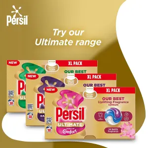 Persil XL Ultimate Washing Capsules Active Clean Stain Removal 38 Washes, 2 Pack