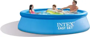 INTEX 8FT EASY SET POOL C/W FILTER PUMP