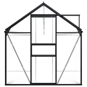 Berkfield Greenhouse Anthracite Aluminium 7.03 m2