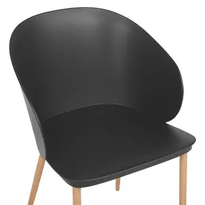 Leeven Dining Chair (Set of 2) Black