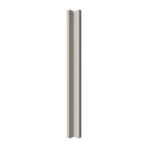 Tydeman Matt pebble Standard Corner post, (W)59mm (L)715mm