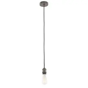 Luminosa Modern Hanging Pendant Lamp Holders Black 1 Light , E27