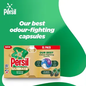 Persil XL Ultimate Washing Capsules Active Clean Stain Removal 38 Washes, 2 Pack