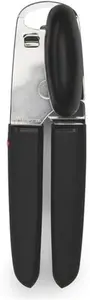 OXO Softworks Soft Handled Can Opener, Black, Stainless Steel