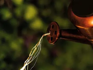 Solar Watering Can LED Lantern Light