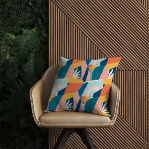 Modern Floral Pattern Outdoor Cushion 45cm x 45cm