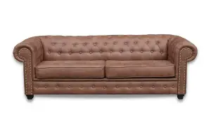 Furniture Stop - Hever™ Chesterfield Sofa Bed 2 Seater