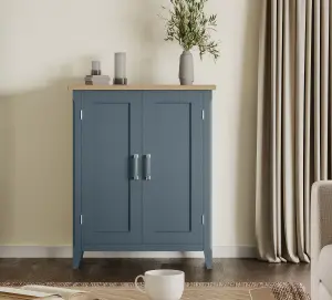 Signature Blue Shoe Storage Cupboard