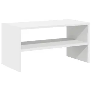 Berkfield Shoe Rack Stackable White 60x30x30.5 cm