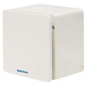 Vent Axia 409161 Solo Pro HTP Centrifugal Extractor Fan Humidistat/Timer/Pull Cord