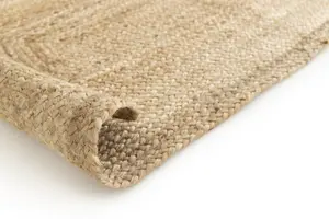 GoodHome Melua Natural Reversible Small Rug, (L)110cm x (W)60cm