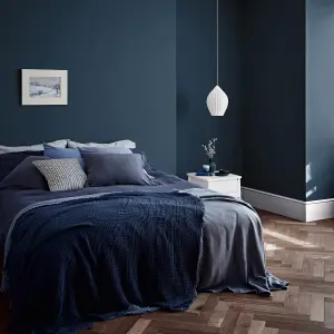 Crown Walls & Ceilings Matt Emulsion Paint Midnight Navy - 5L