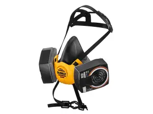 DEWALT A2P3 Medium Half Mask Respirator for Maximum Industrial Safety