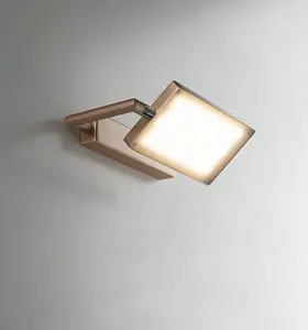 Luminosa BOOK LED Wall Light Gold 3200lm 3200K 22.5x10-15cm