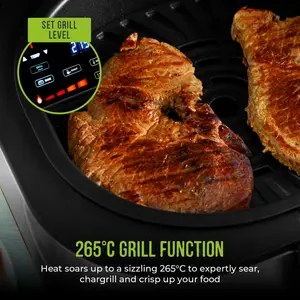 Tower T17131 Vortx 5 in 1 Air Fryer and Grill with Crisper, 5.6L, Black