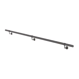 Matt Gunmetal Stair Handrail Kit - 2.4m X 40mm